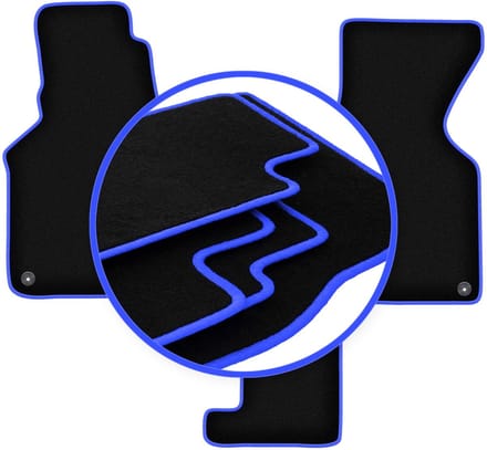 CARLUX-BLUE automatten voor: Volkswagen Transporter T4 caravelle handgeschakeld (1993-2001)