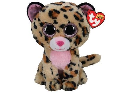 TY Beanie Buddy Livvie Leopard 24cm