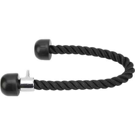 Dubbelkoppig Trainings Biceps Pull Down Touw Gym Oefening Triceps Spier Fitness Spanningstouw black