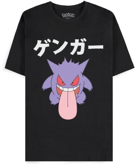 Pokémon - Gengar Japan Heren T-shirt - M - Zwart