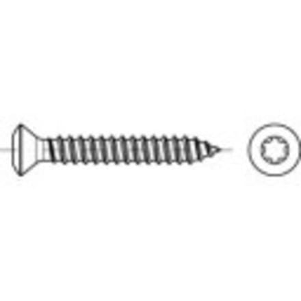 TOOLCRAFT 145395 Bolverzonken plaatschroeven 2.9 mm 9.5 mm Kruiskop Phillips DIN 7983 Staal Galvanisch verzinkt 2000 stuk(s)