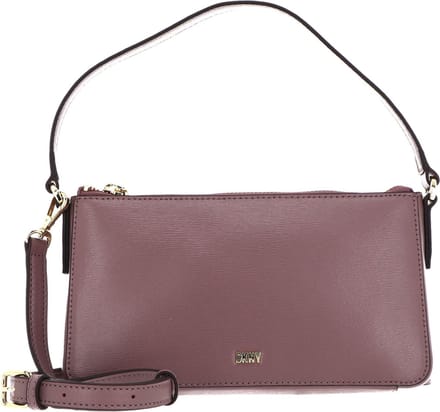 DKNY Leren Handtas Schoudertas Irina Sutt Handbag Old Rose Oud roze