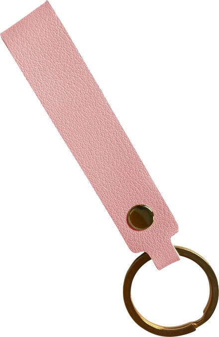 Sleutelhanger Auto Met Sleutelring Leer Sleutelhanger Sleutelhanger Leer Dun - Lichtroze