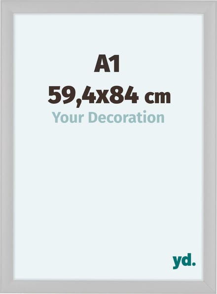 Your Decoration - Fotolijst A1 59,4x84 cm - MDF - Wit Mat - Como