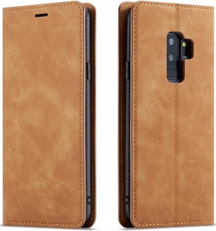 Bookcase geschikt voor Samsung Galaxy S9 | Bruin | Pasjeshouder | Portemonnee hoesje