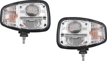 Set Led koplampen opbouw 82w dim-grootlicht-richtinaanwijzerl en DRL E-keur
