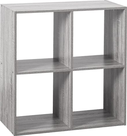 5five 4-Vaks Plankeenheid - Grijs, 67,6 x 32 x 67,6 cm