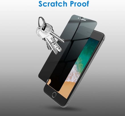 ShieldCase Tempered Glass Privacy Screen protector geschikt voor Apple iPhone SE 2020 / SE 2022 - Glas - Beschermglas
