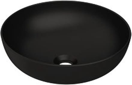 Plieger Round waskom - 38x38x13.6cm - mat zwart