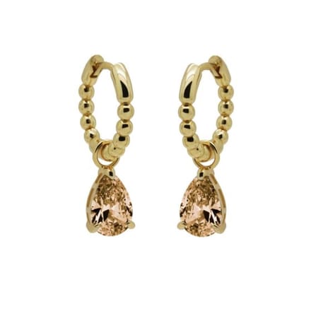 Karma Oorhangers Drop Champagne Goud