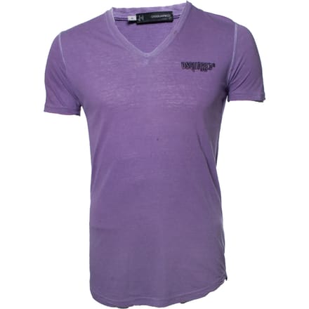 Dsquared2, V-hals t-shirt met logo