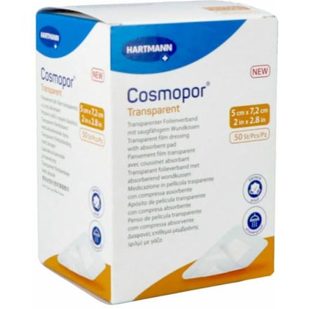 Cosmopor Transparent 5cmx7,2cm 50 9010511