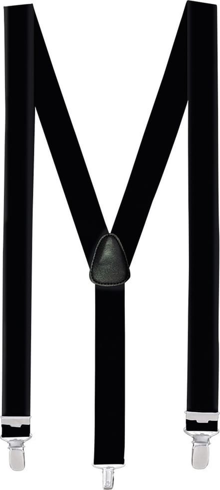 Mr. Pefe Bretels  Strecht - One size - Zwart