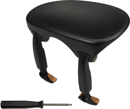 Wittner 253221 violin chinrest center mount, 3/4