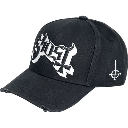 Ghost Logo - Baseball Cap Unisex Cap - zwart - Standard