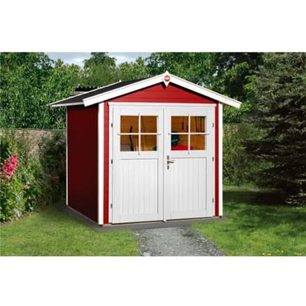 Weka Tuinhuis 224 - Rood - 227x205cm