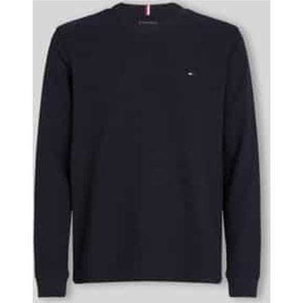 Regular fit shirt met lange mouwen met subtiel logodetail
