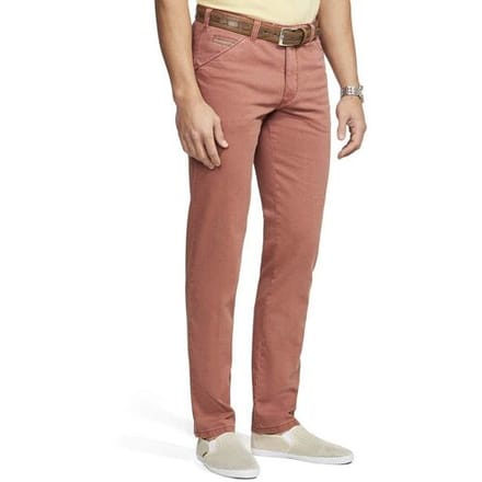 Meyer Broek Chicago Uni Color Fine Texture Canvas Look Délavé Roest / male
