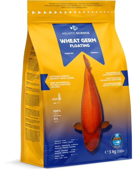 Aquatic Science Wheat Germ Floating Medium 5kg Koivoer visvoer vijvervoer Ichifood