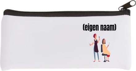 Akyol - kapper vrouw met eigen naam Etui - Kapper - barbers - collega's - verjaardag - afscheidscadeau - geschenk - kado - 20 bij 9 cm