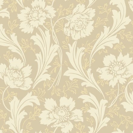 Duro Vliesbehang 100-03 - Gammalsvenska Papper - Klassiek Beige - 53cm x 10.05m