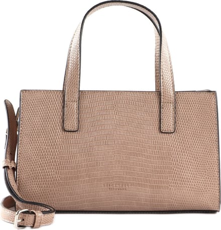 SEIDENFELT MANUFAKTUR Handtas Schoudertas Vium Handbag Warm Grey Bruine