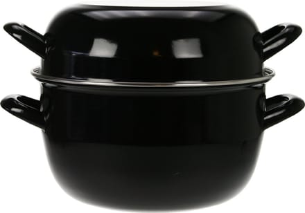 Cosy&Trendy Mosselpan - Ø 24 cm - Zwart