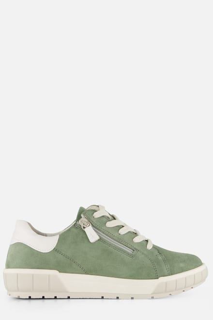 Feyn Sneakers groen Suède K-leest - Maat 39