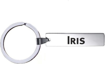 Sleutelhanger Met Naam - Iris - RVS