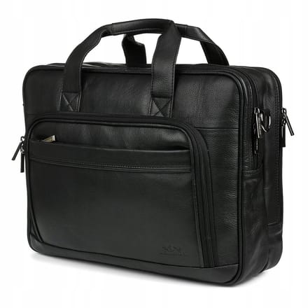 Beltimore M87 - Laptop Tas - Bruin Nubuck - Solide en Ruim - Inclusief Schouderriem