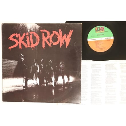 LP Plaat SKID ROW  Skid Row 819361 ATLANTIC 1989 US Metal Gebruikt white