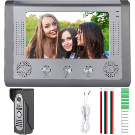 7 inch Bekabeld Foto Maken Touchscreen Video Intercom Deurbel Deurtelefoon