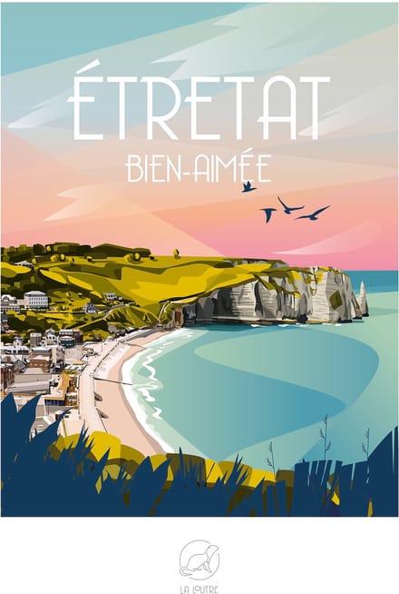 La Loutre puzzel ETRETAT Bien-Aimée - 1000 stukjes puzzelspel.