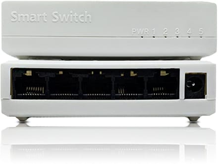 Gloovon® - NSX320G - Netwerk Switch - Unmanaged - 1000MB - 5 Poorten - Netwerk Splitter - Wit
