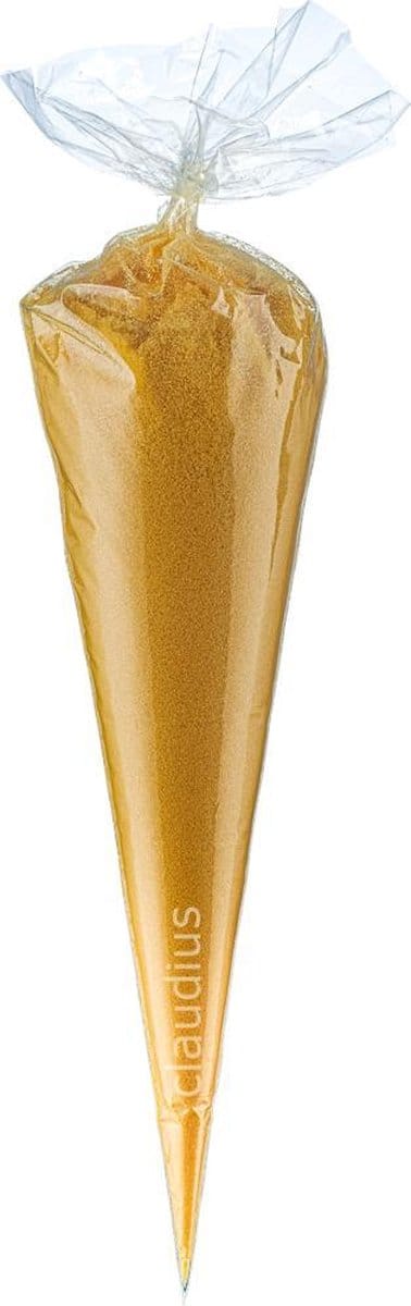 Scrubzout Appel-Kaneel - 500 gram in puntzak transparant - set van 6 stuks - Hydraterende Lichaamsscrub