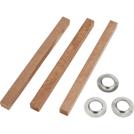 Buitenlont met basis, 3 stuks. - 10 x 10 mm