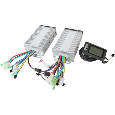 500w Fiets Dubbele Aandrijving Controller Kit met Display Paneel Elektrische Fiets Ombouwset voor Elektrisch white