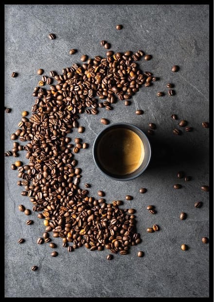 Poster Coffee - 50x70 cm - Koffie Poster - WALLLL