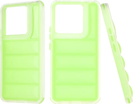 Hoesje geschikt voor Xiaomi Redmi Note 13 Pro 5G / Xiaomi Poco X6 - Techsuit Wave Shield Shockproof Hard Case Back Cover - Groen