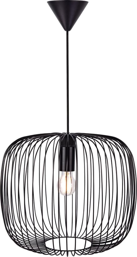 Nordlux Beroni 40-hanglamp-E27-metaal-zwart