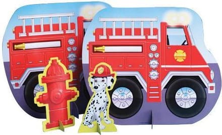 Centerpiece firefighter (35x29cm)