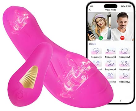 Power Escorts Vivi App Gestuurde Panty Vibrator – Roze – vivi pink