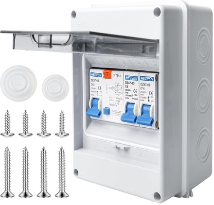 Verdeelkast Oppervlaktebevestiging IP65 32A 50A AC 10A + 10A Klep