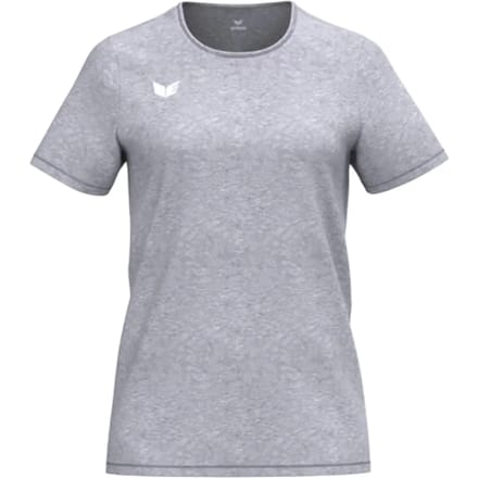 Erima Intro Functioneel T-Shirt Dames - Grey Melange | Maat: 42