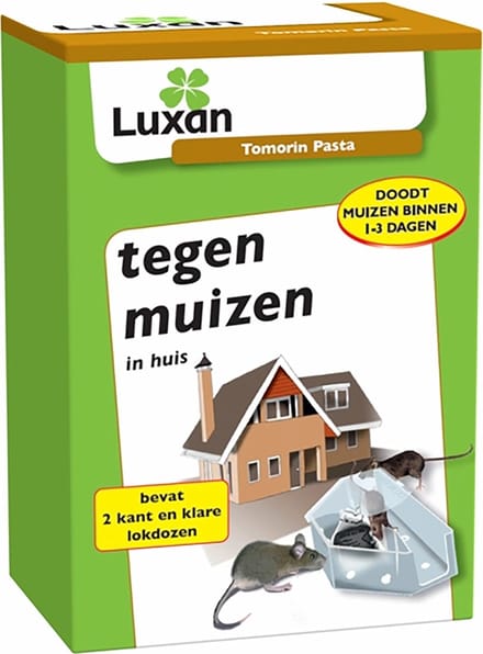 Tomorin pasta tegen muizen 2 stuks