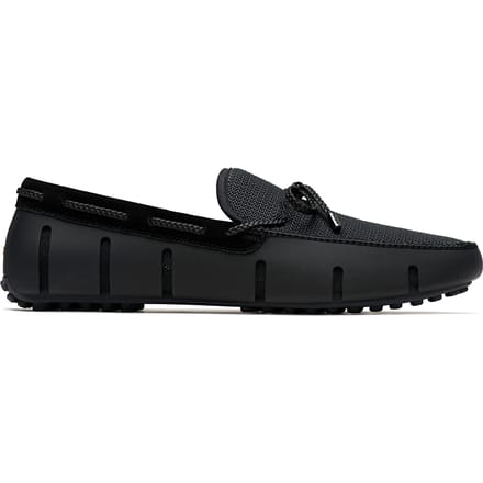 SWIMS Braided Lace Lux Loafer Driver Black/graphite Maat: 40 | Instappers Outlet | Heren | Zwart