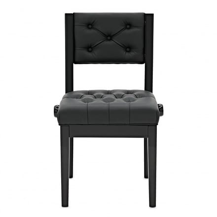 Adjustable Piano Chair by Gear4music, Gloss Black