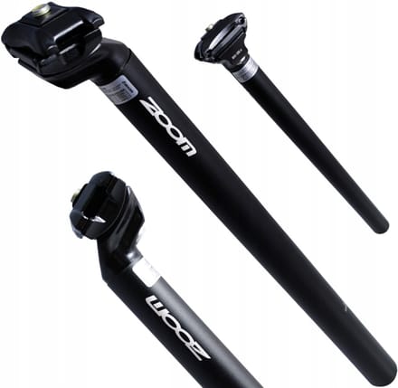 Zoom - Fiets Zadelpen - 25,6x400mm - Zwart - Met Klem