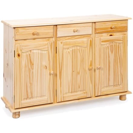 INTER LINK Commode (3-deurs, Naturel)