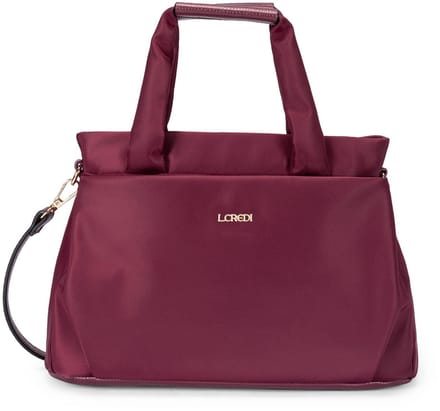 L.CREDI handtas schoudertas Savita Handbag Cherry Shade (rood)paars